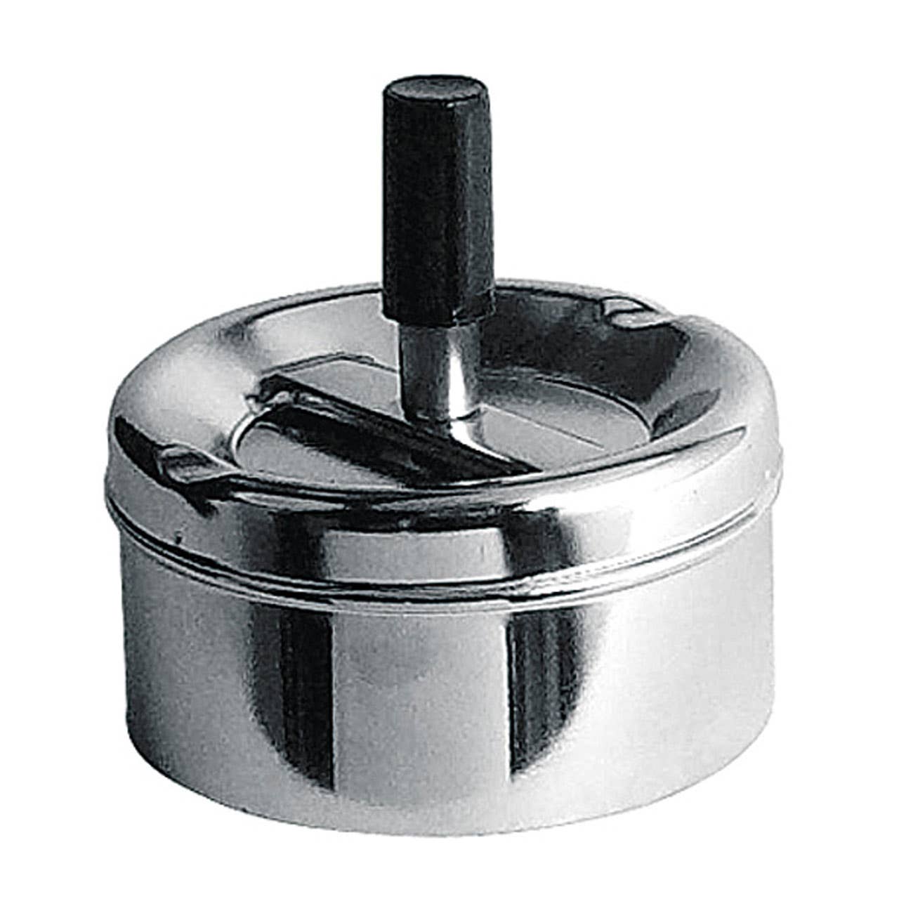 Chrome Effect Small Spinning Ashtray