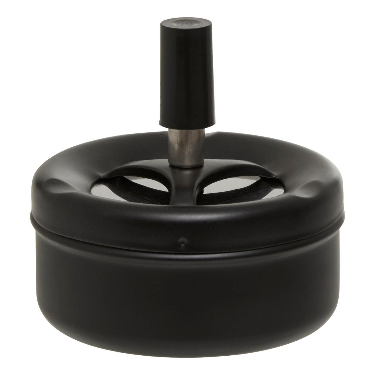 Matte Black Spinning Ashtray