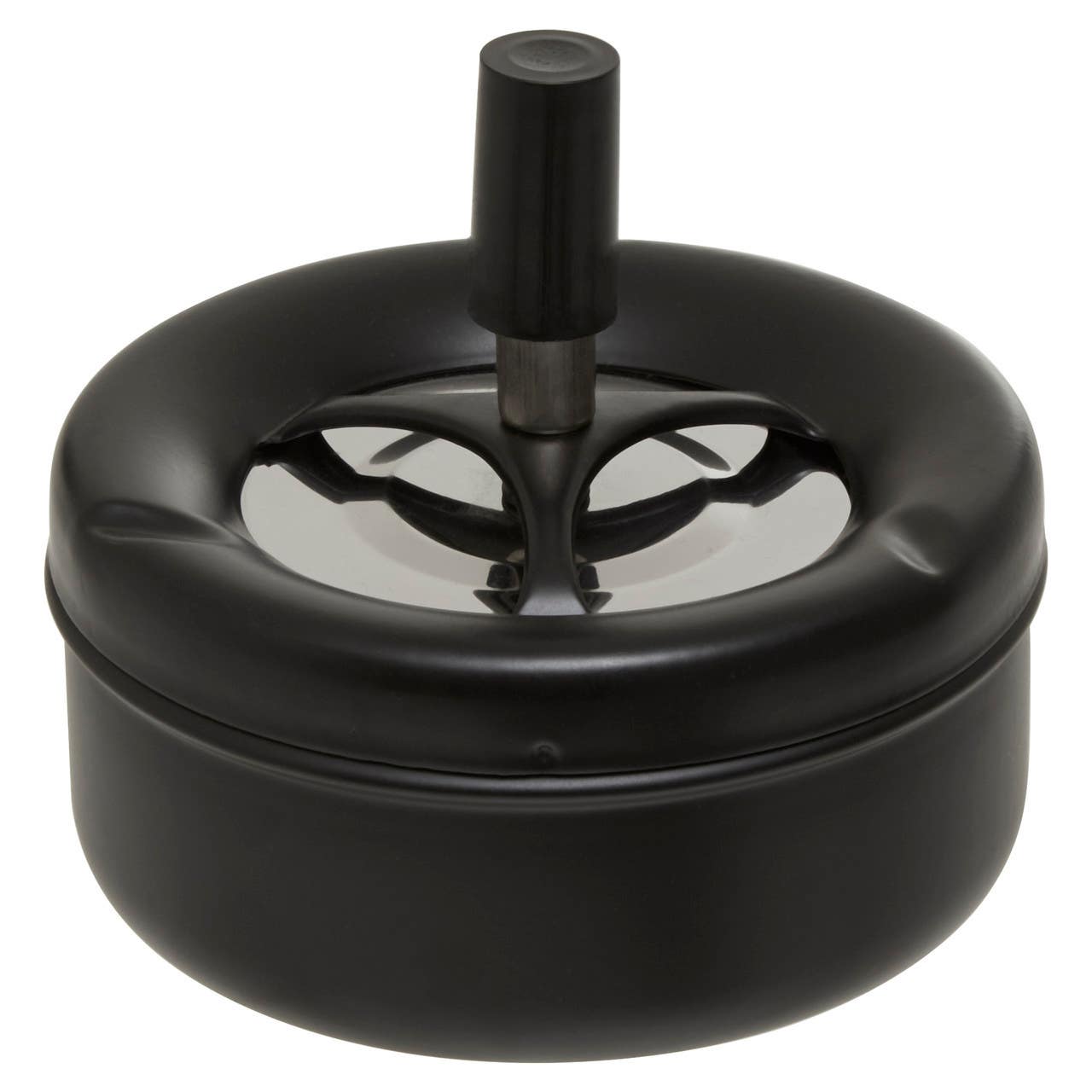 Medium Black Spinning Ashtray