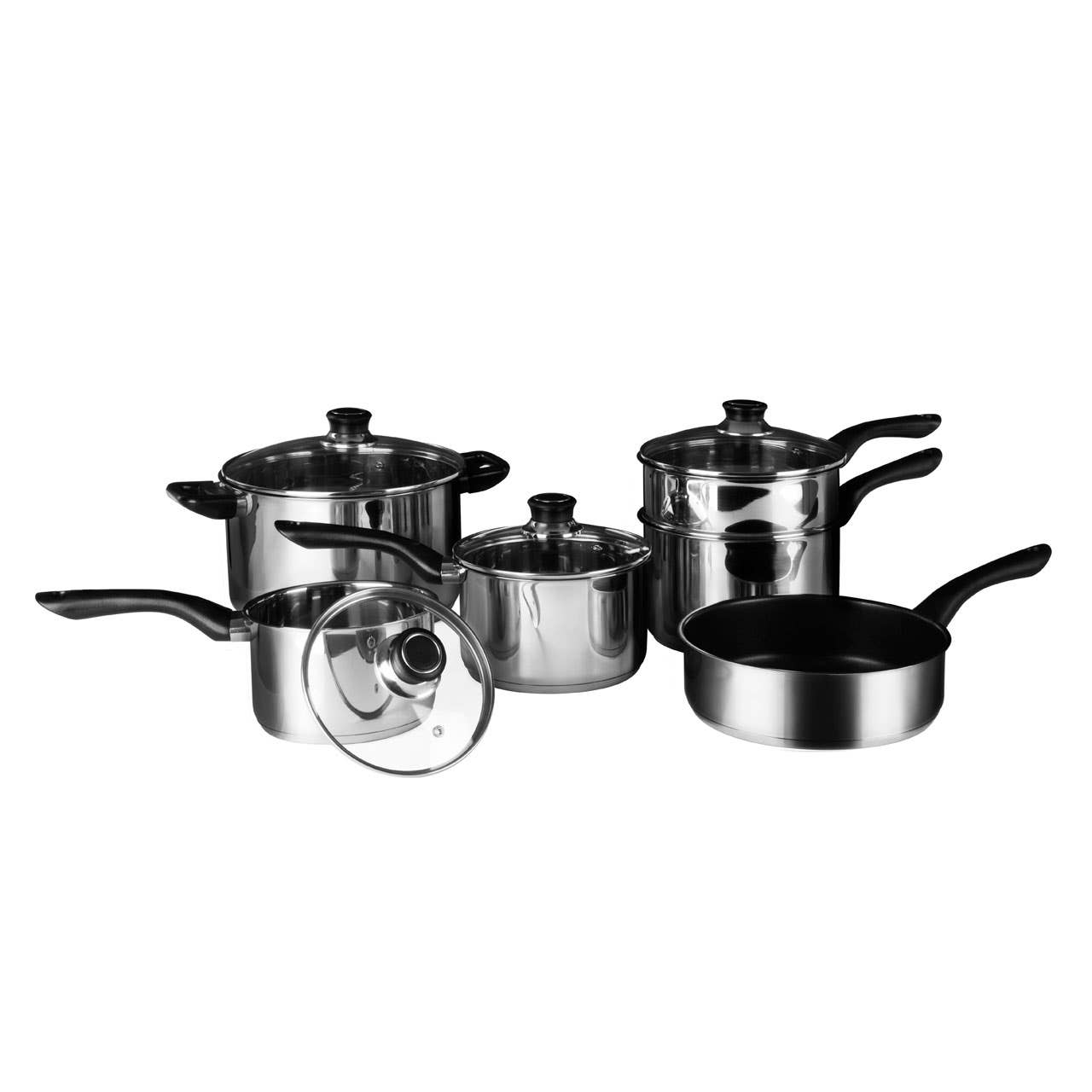 Avery 6Pc Stainless Steel Cookware Set