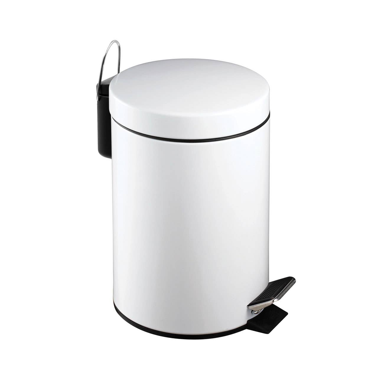 Parker 3 Ltr White Pedal Bin