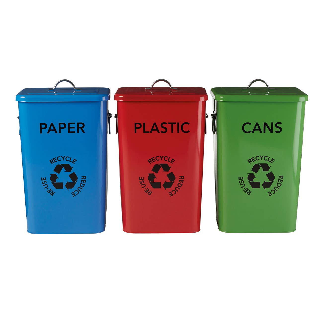 Ari Set of 3 Recycle Logo Bins