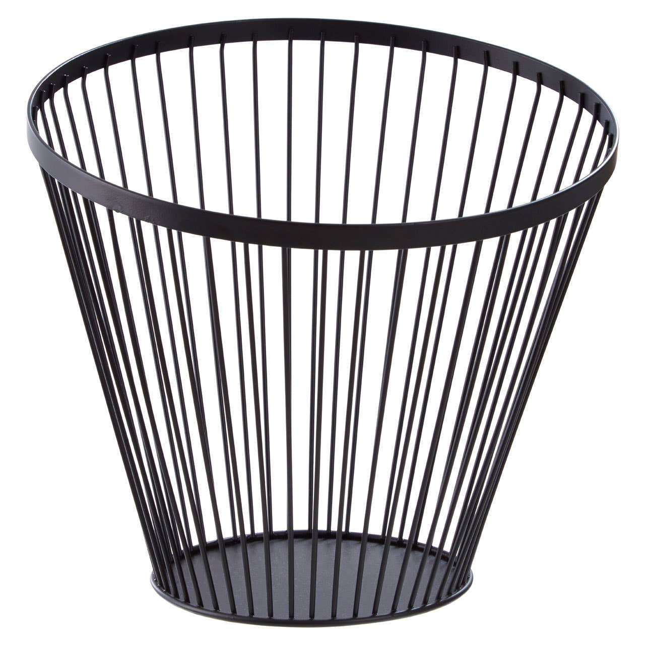 Emery Tall Oblique Basket With Matte Black Frame