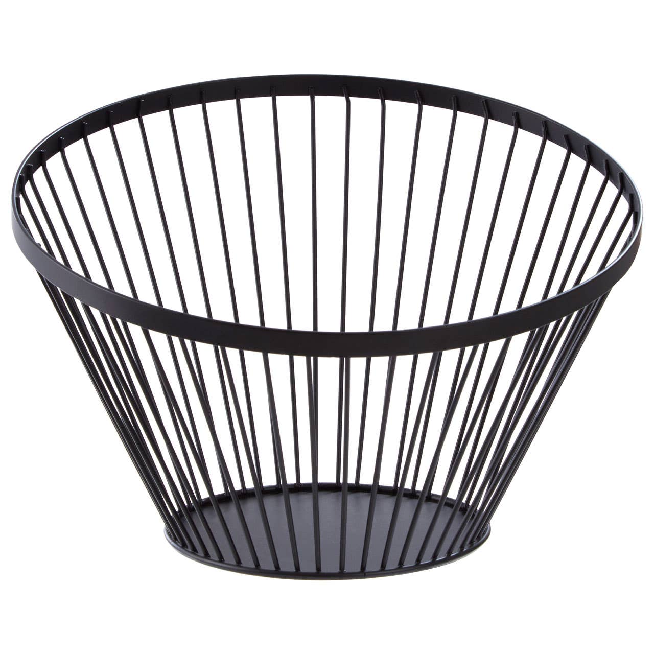 Emery Oblique Basket With Matte Black Frame