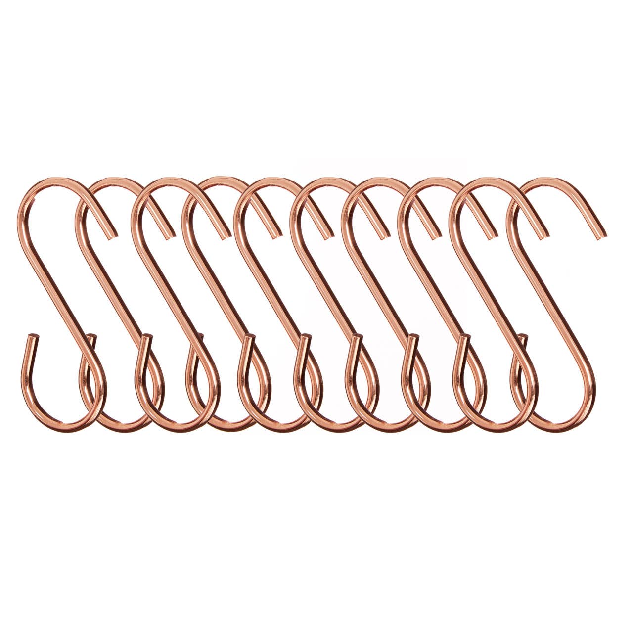 Sorello Rose Gold Hanging Hooks - Set of 10