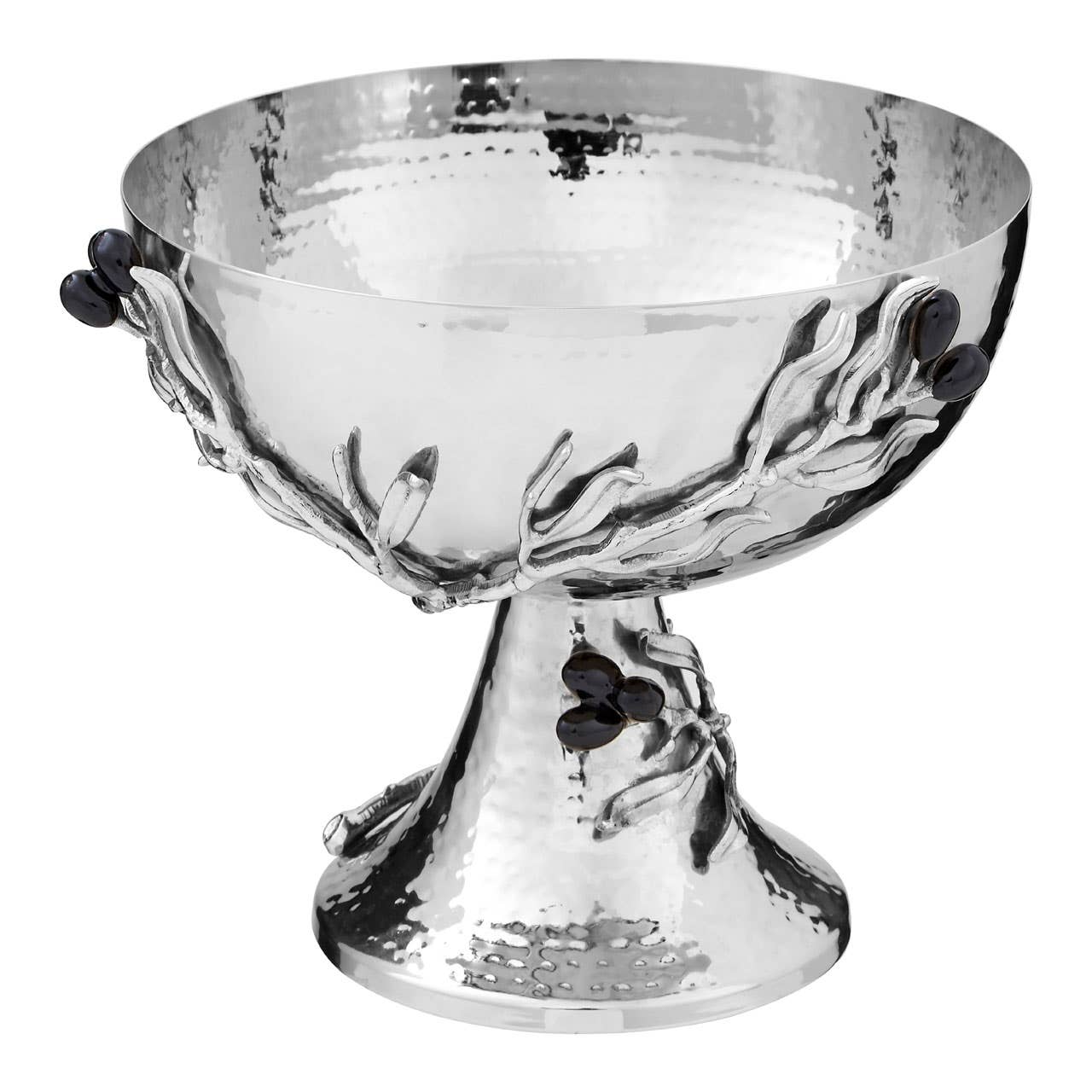 Miressa Grapes Fruit Bowl with Pedestal Base