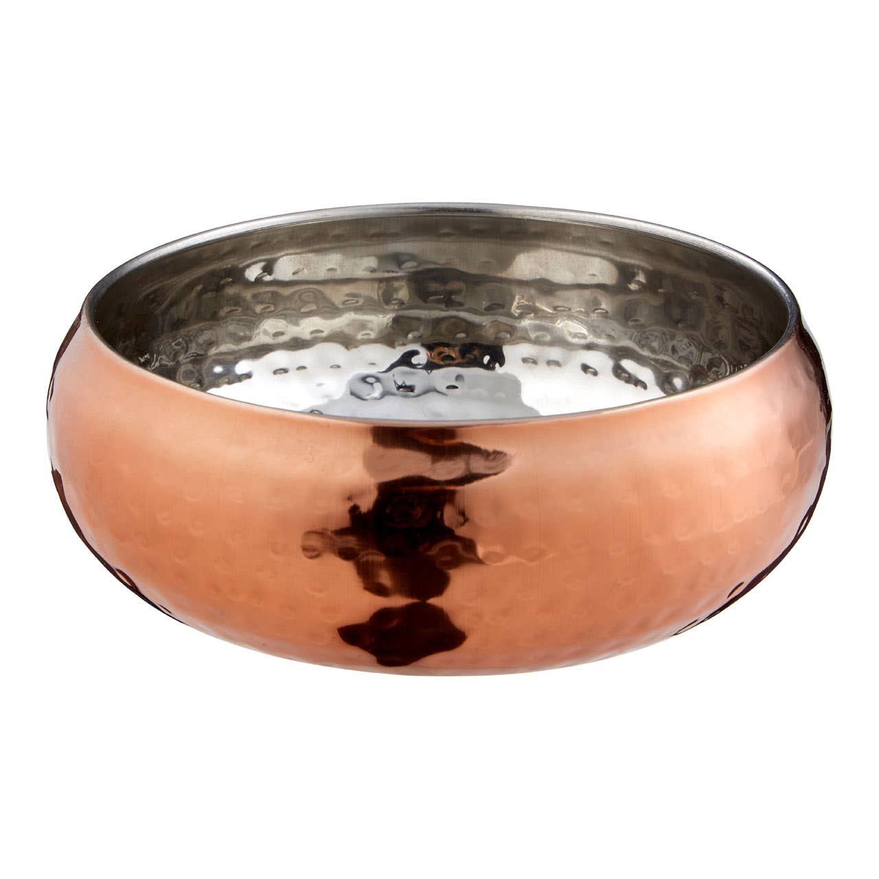 Rose Gold Hammered Effect Small Bowl