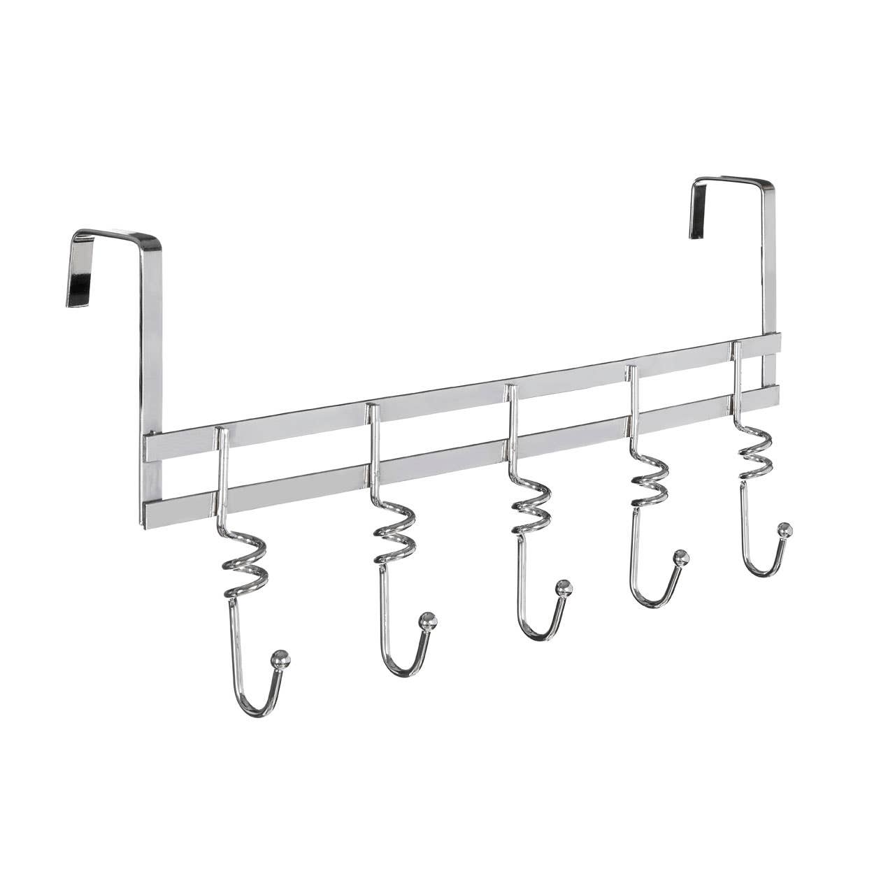 Over Door Chrome 5 Hook Hanger