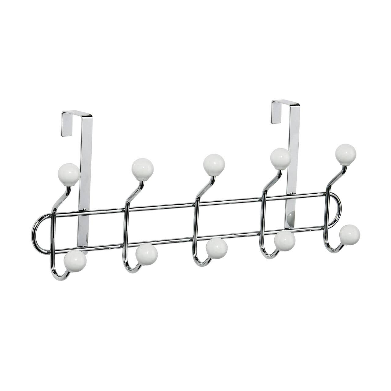 Over Door White Ceramic Balls Hanger