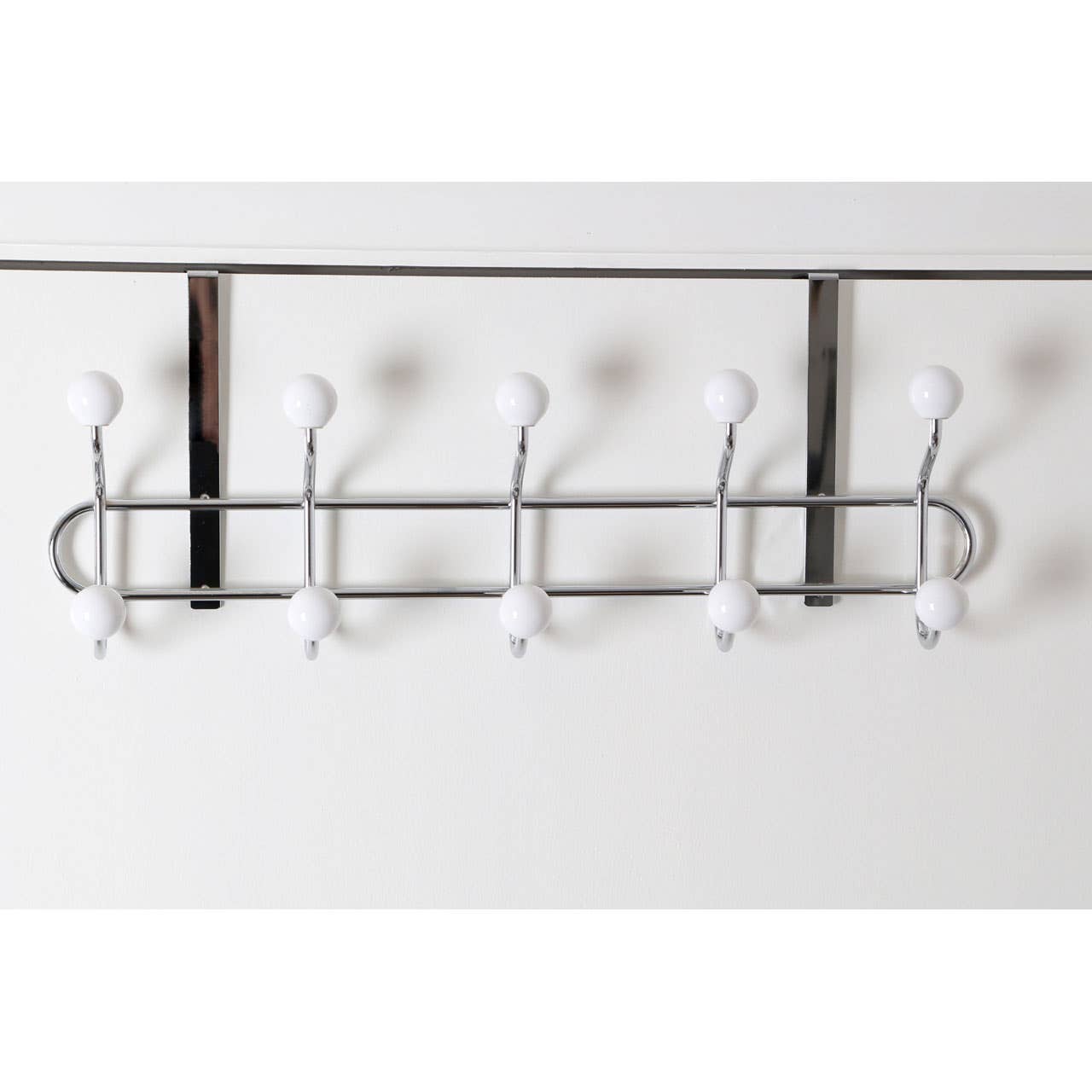 Over Door White Ceramic Balls Hanger