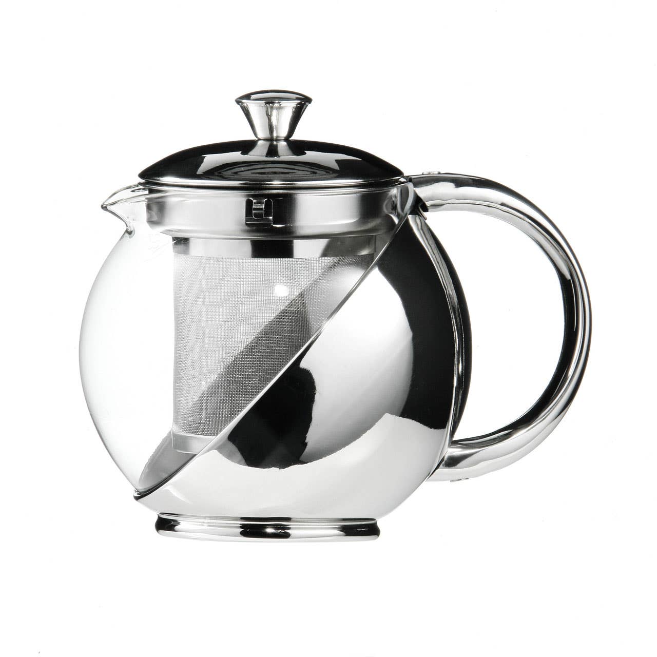 500ml Stainless Steel And Glass Teapot