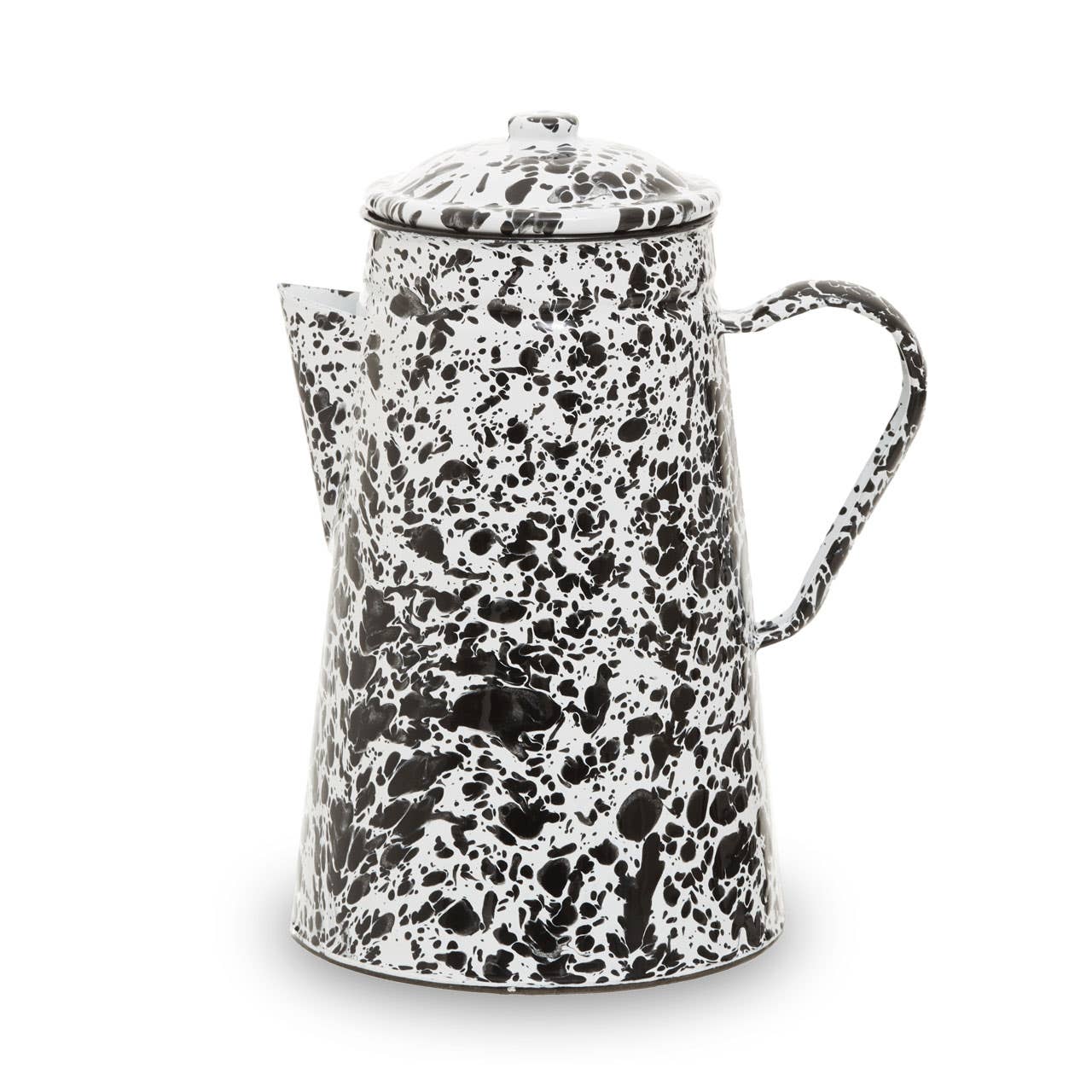 Hygge Black And White Patterned Kettle