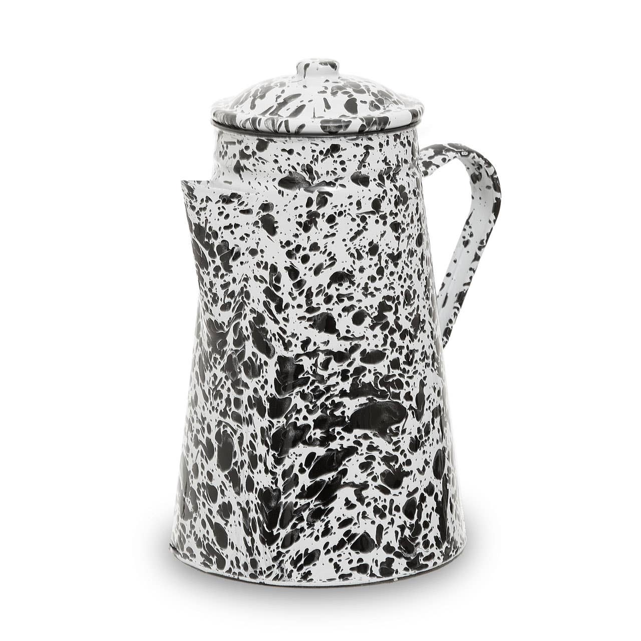 Hygge Black And White Patterned Kettle