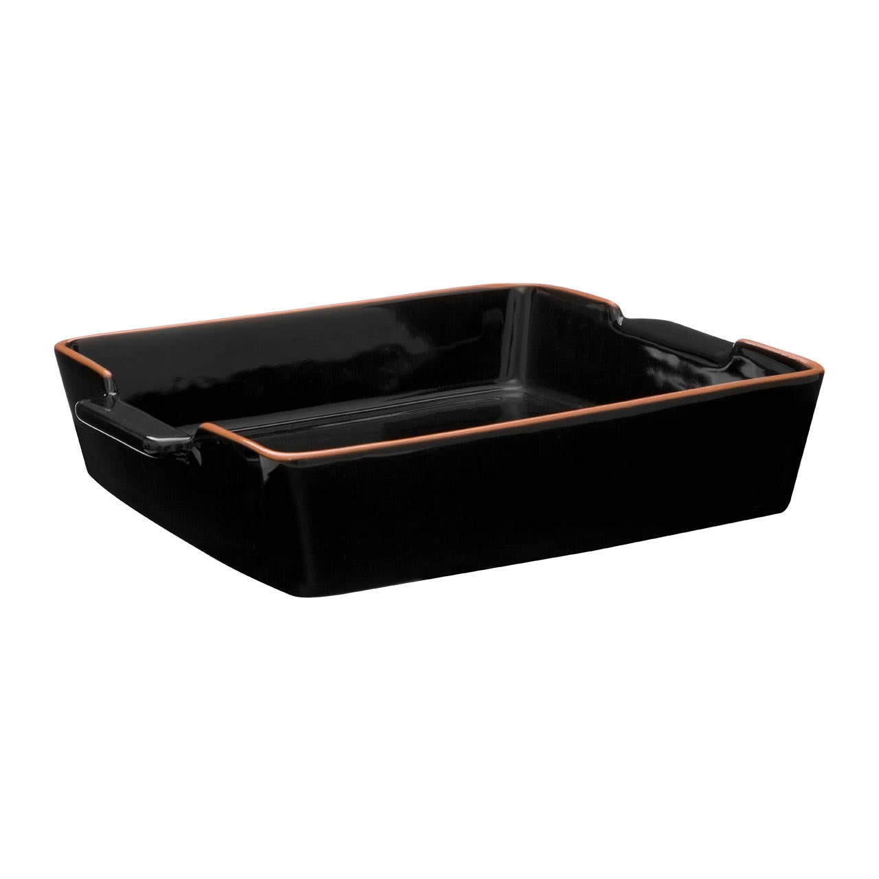 Calisto Square Black Glazed Baking Dish