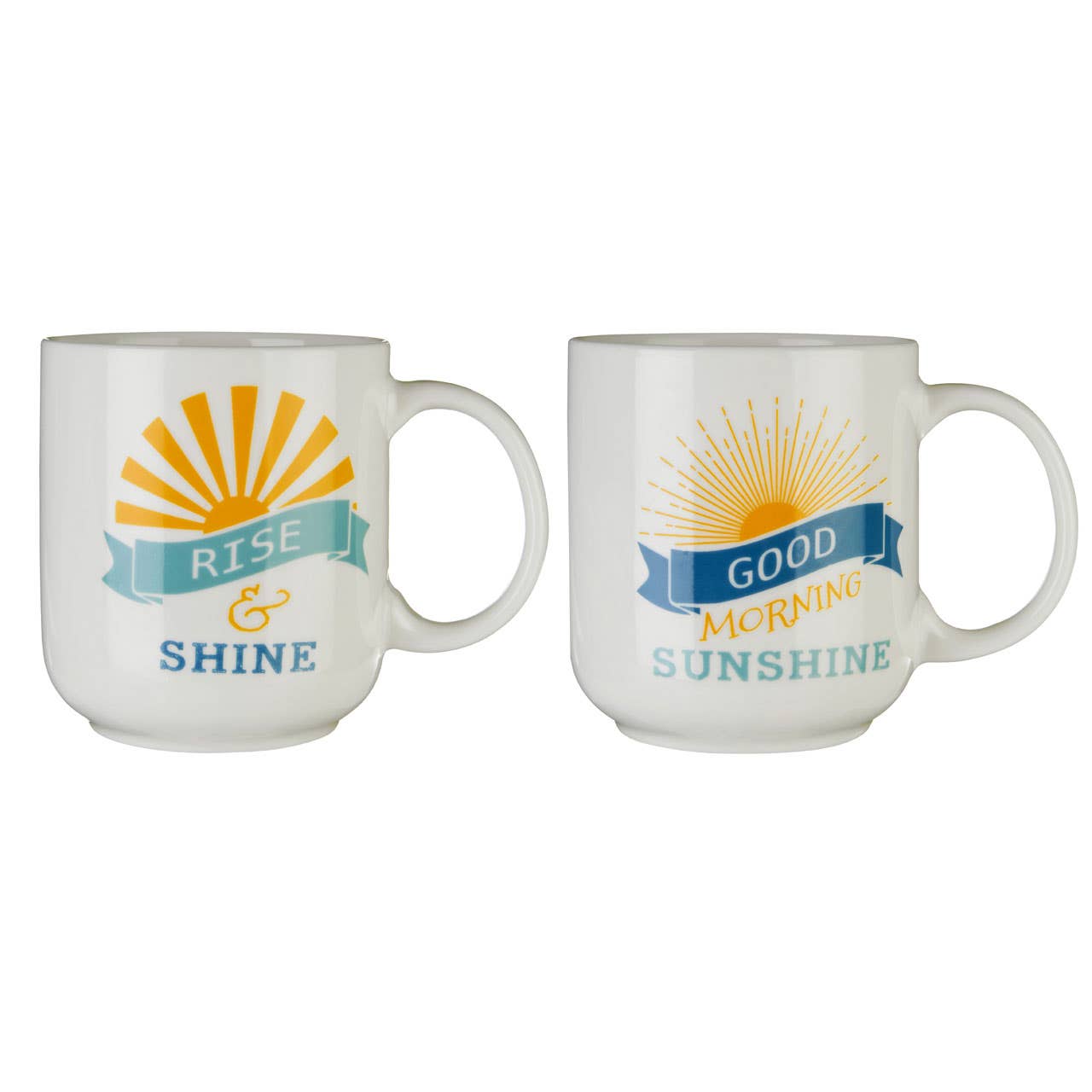 Set Of Two Sunshine Mugs