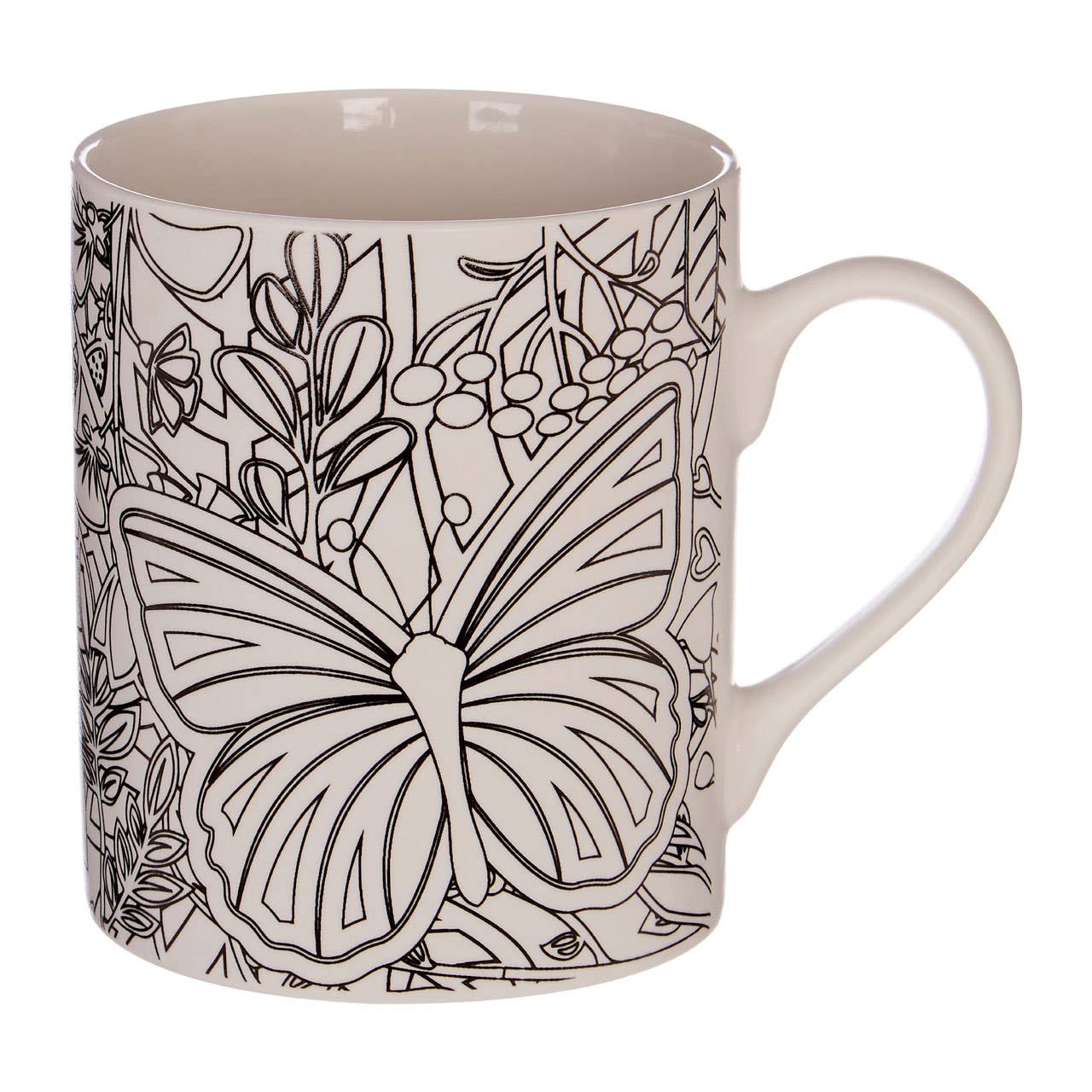 Butterflies Colour In Mug