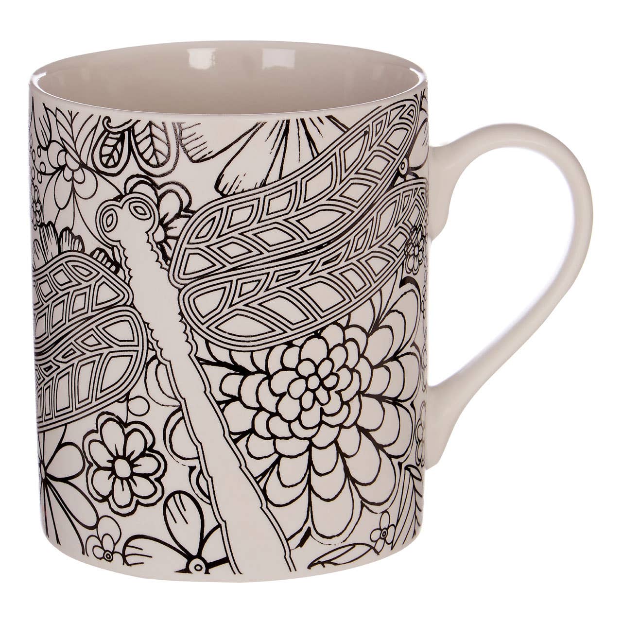 Dragonfly Colour In Mug