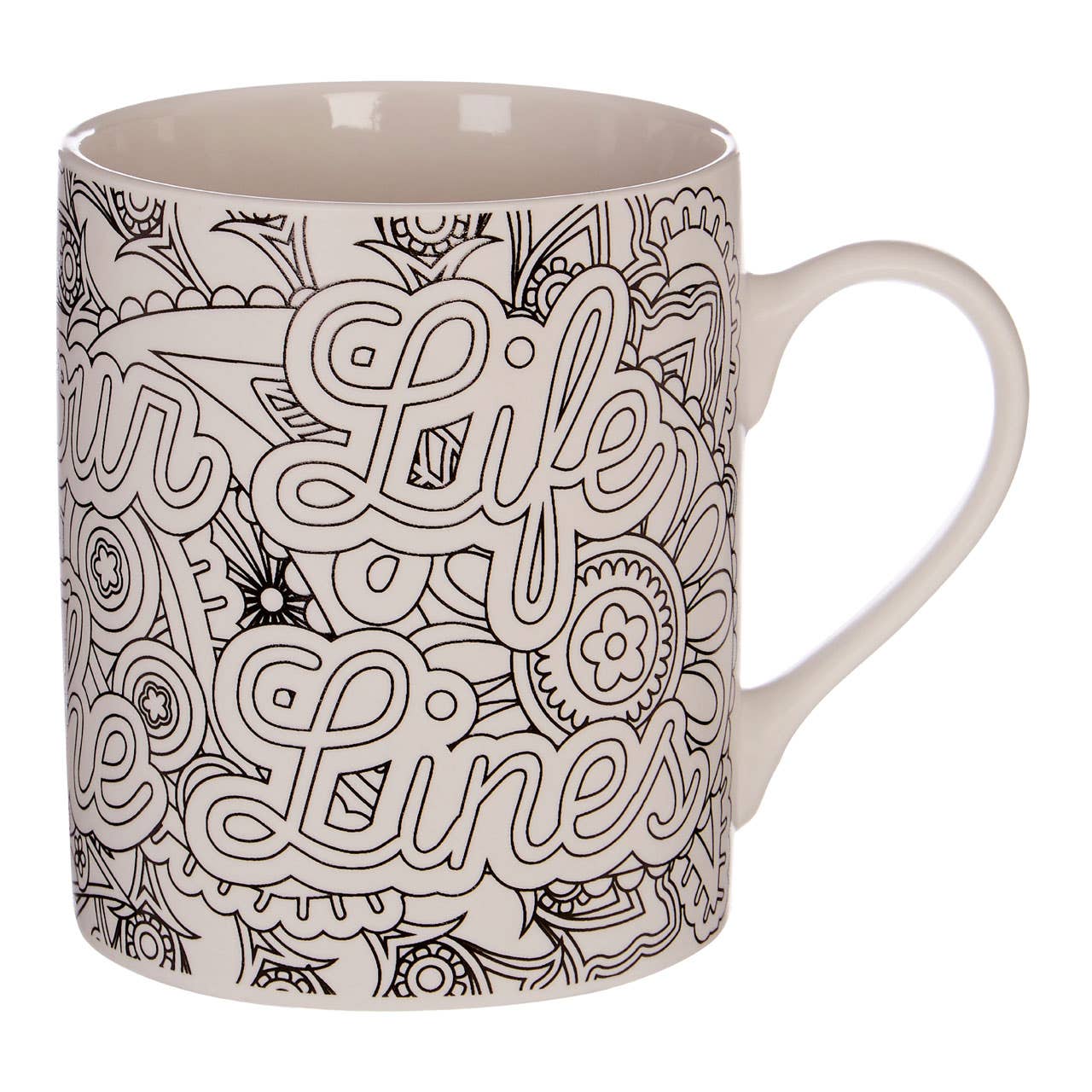 Colour Your Life Outside The Lines Mug