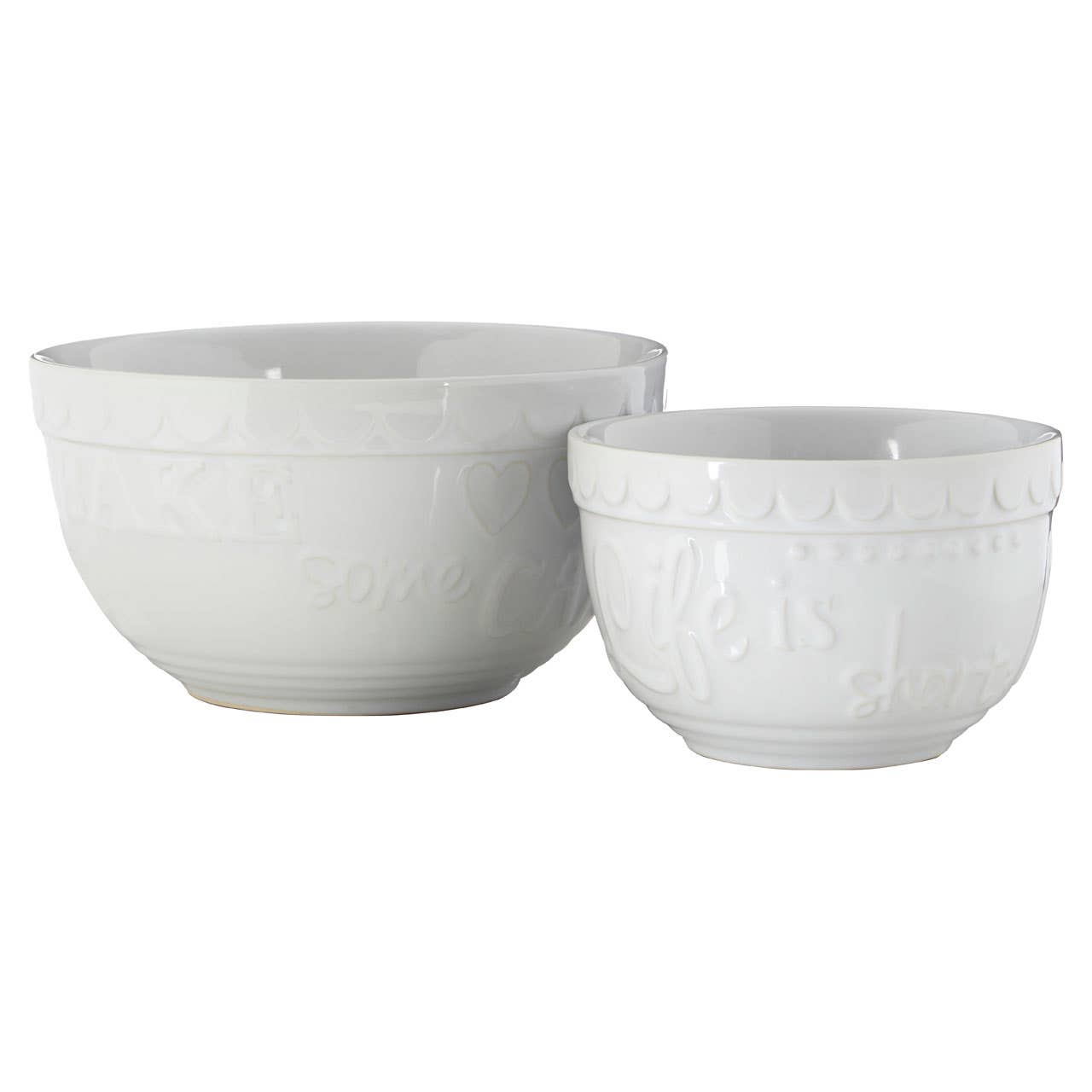 Set Of Two Gigi Round Mixing Bowls