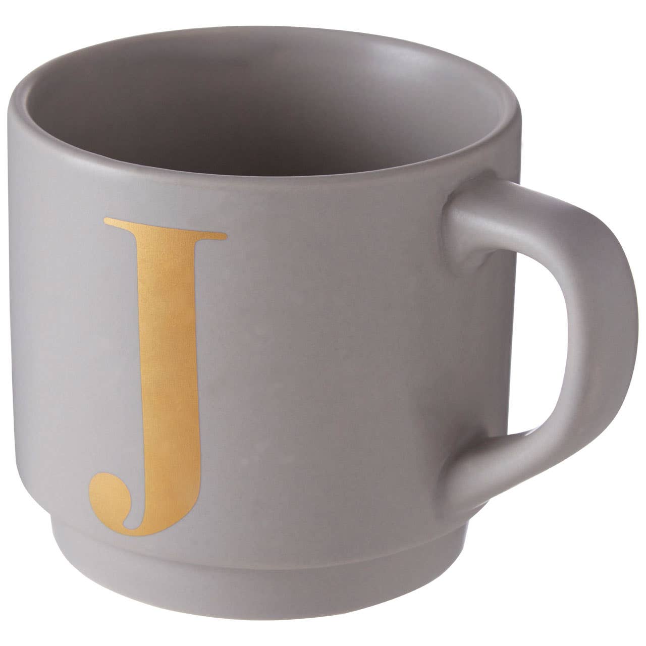 Signet Grey J Letter Mug