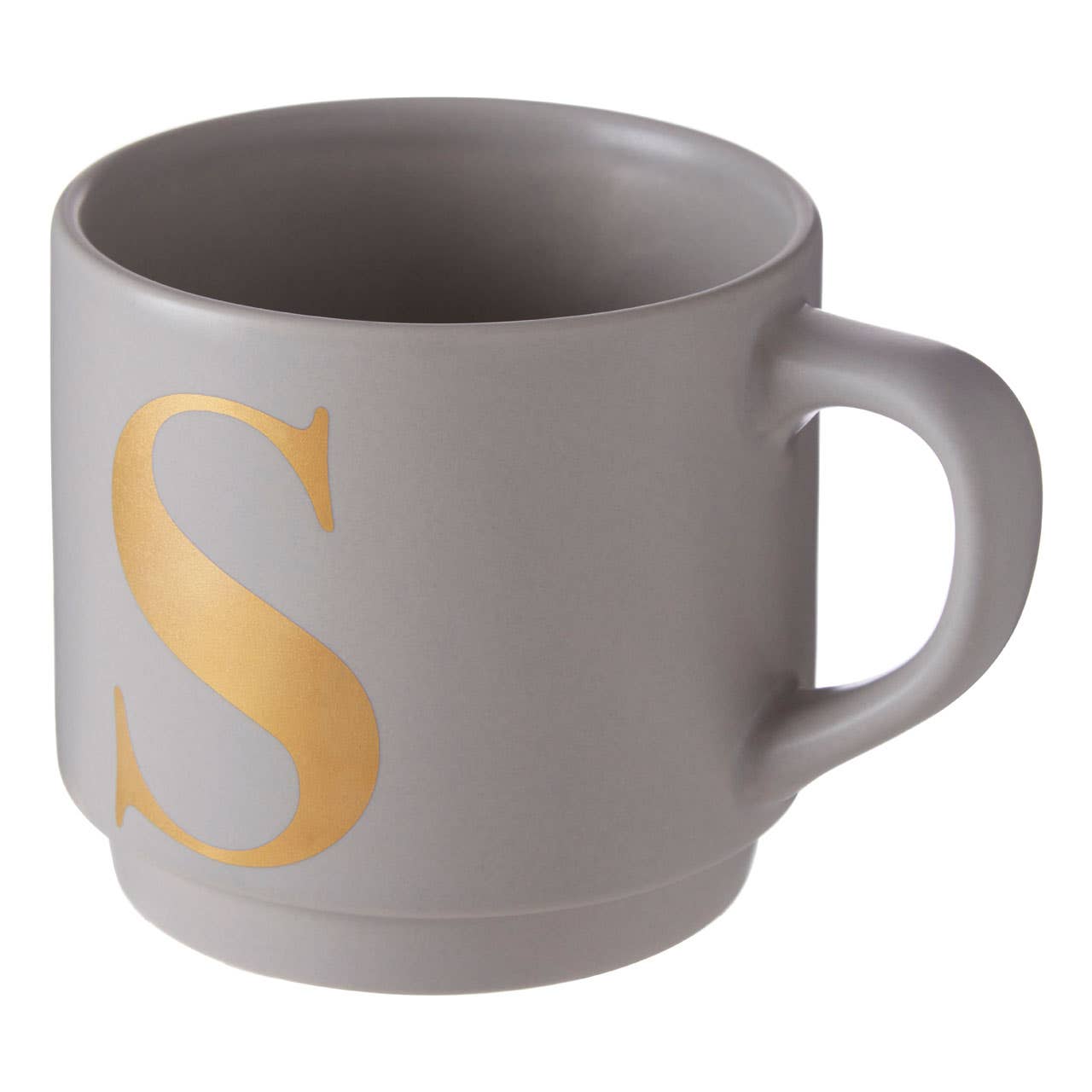 Signet Grey S Letter Mug