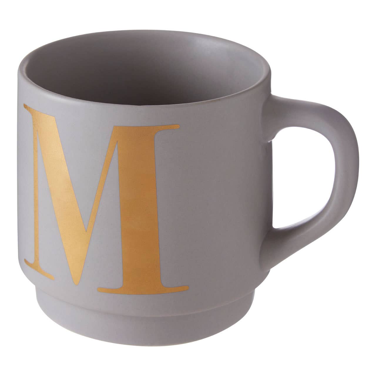 Signet Grey M Letter Mug