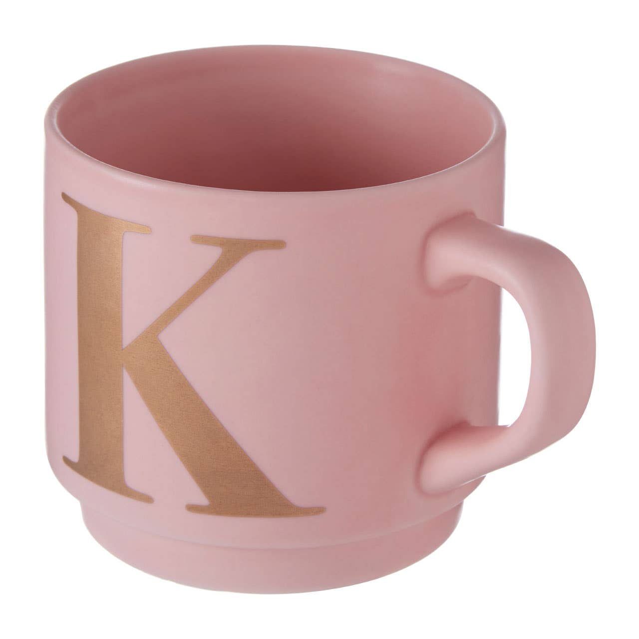 Signet Pink K Letter Mug