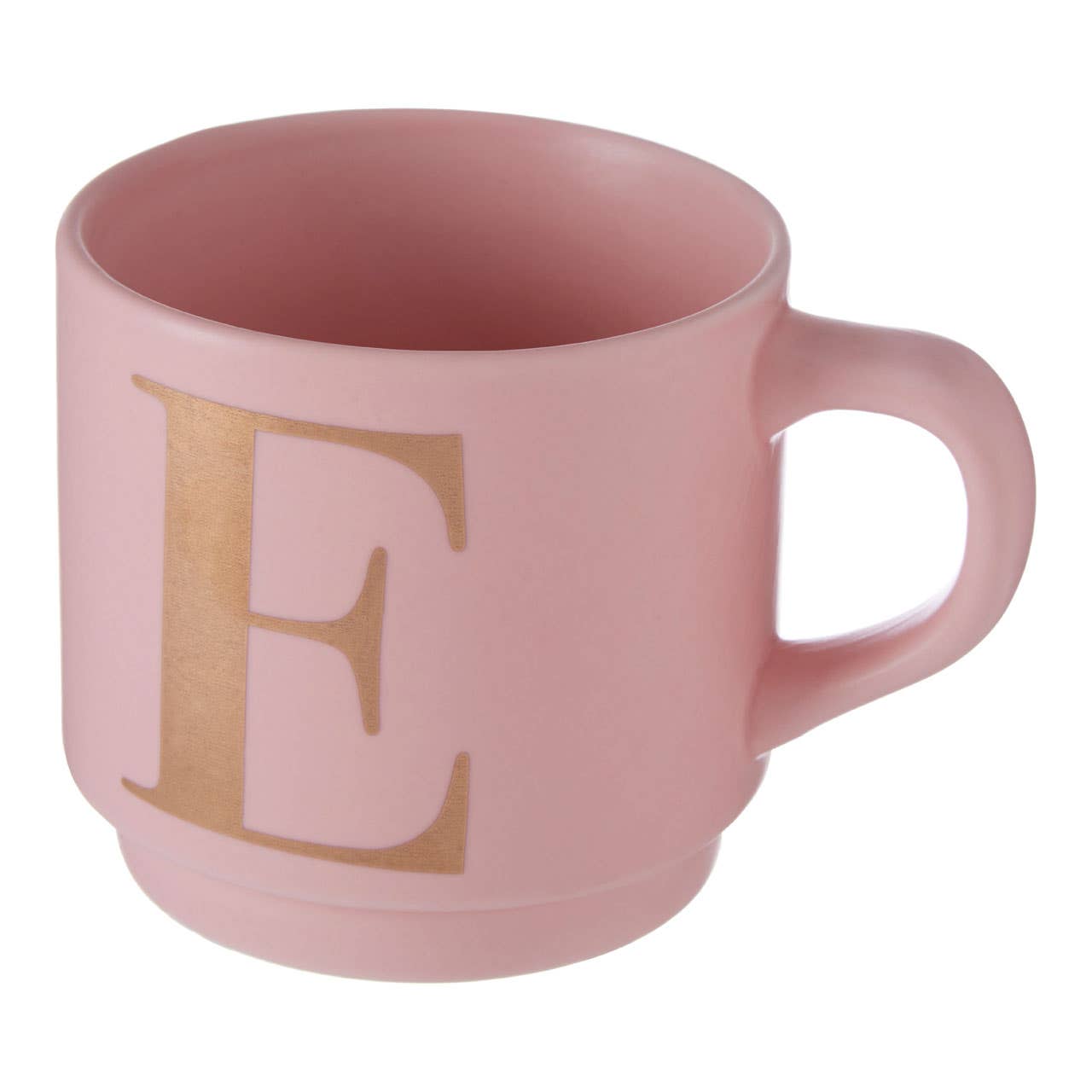 Signet Pink E Letter Mug