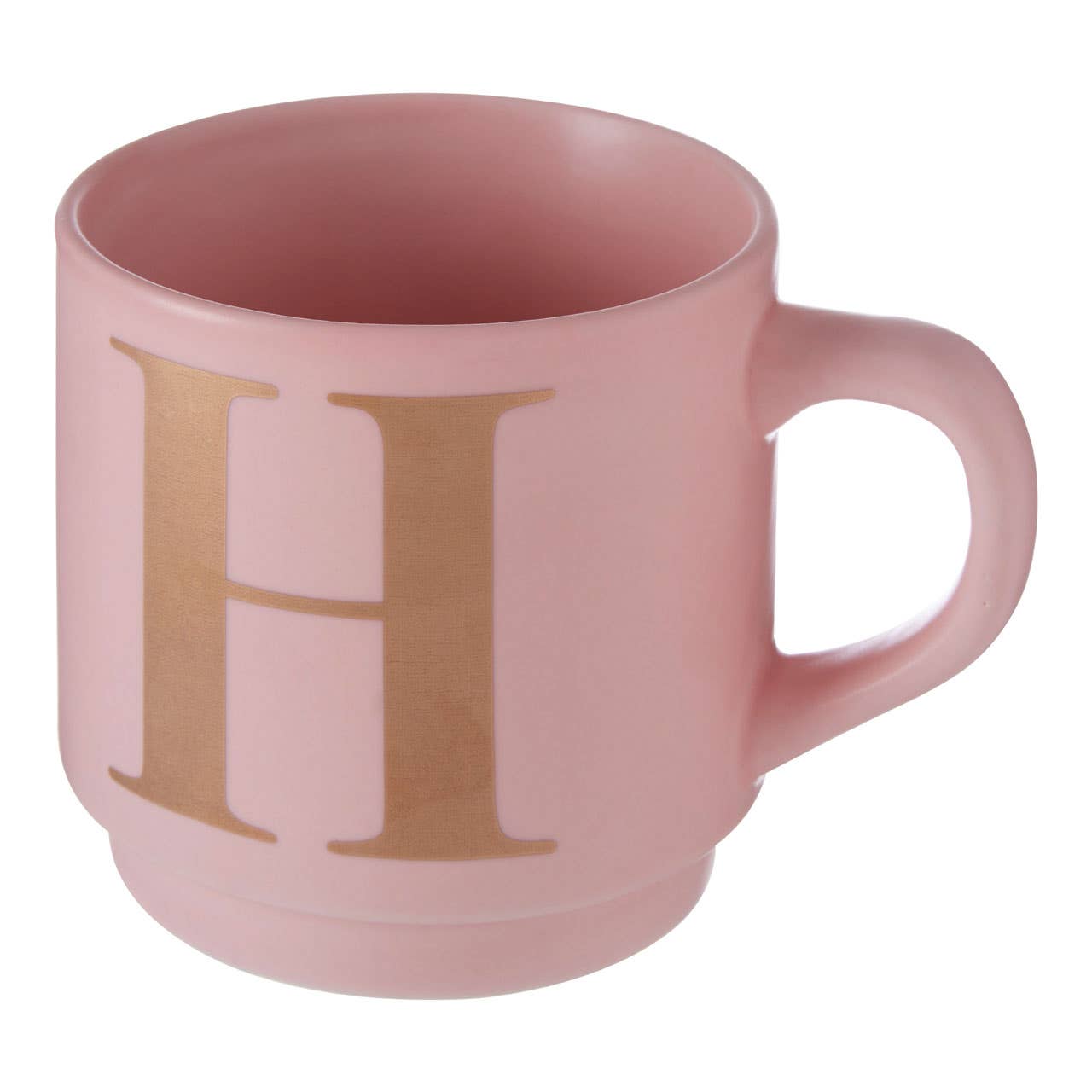 Signet Pink H Letter Mug