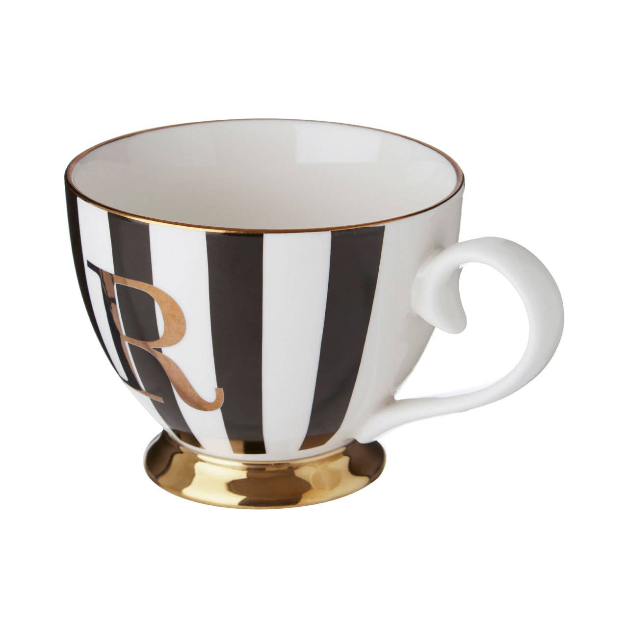 Mimo Duchess R Letter Monogram Mug