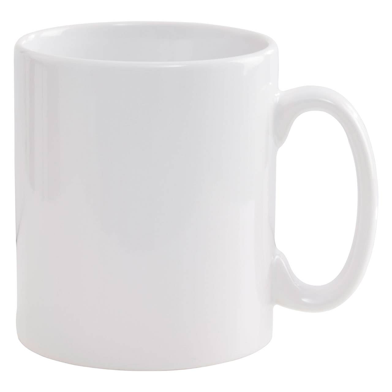 Straight White Mug