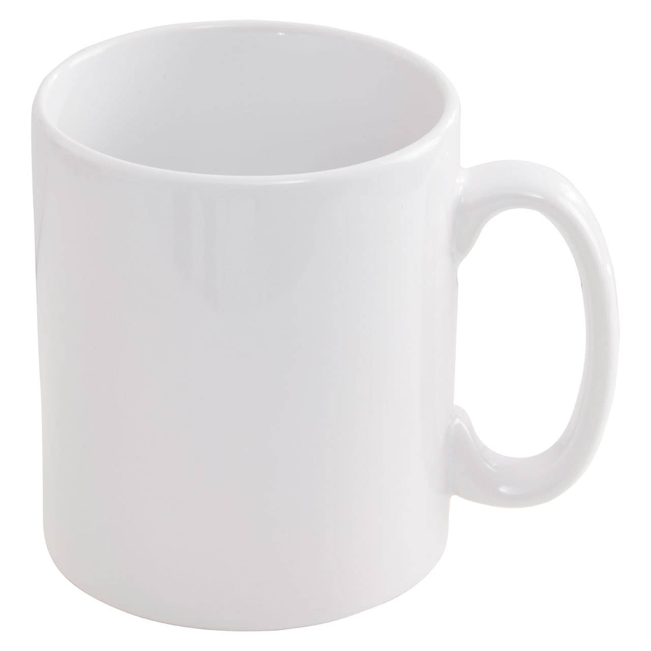 Straight White Mug