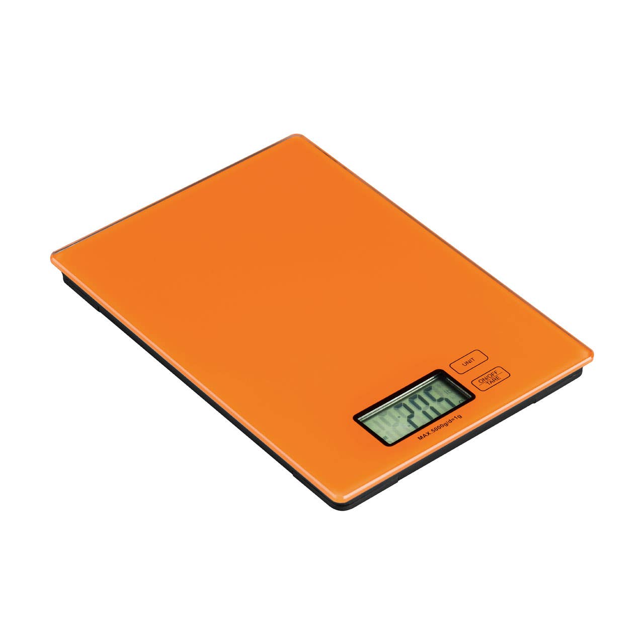 Zing Orange Glass Kitchen Scale