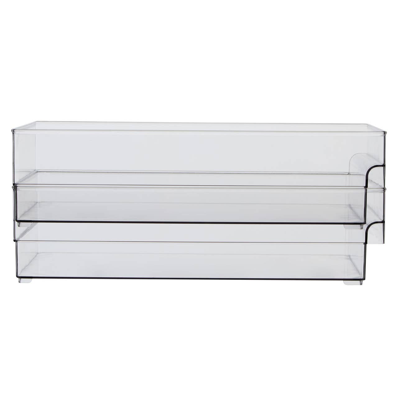 Romm Large Set Of Two Fridge Bin Organisers