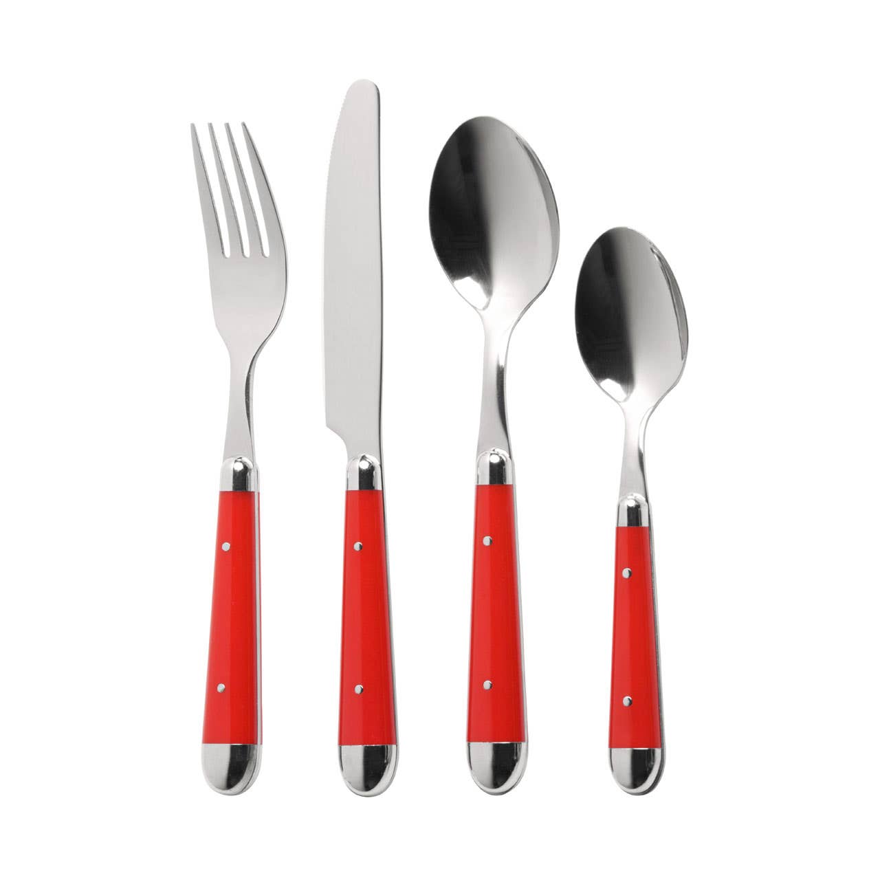 Brasserie 16Pc Red Cutlery Set