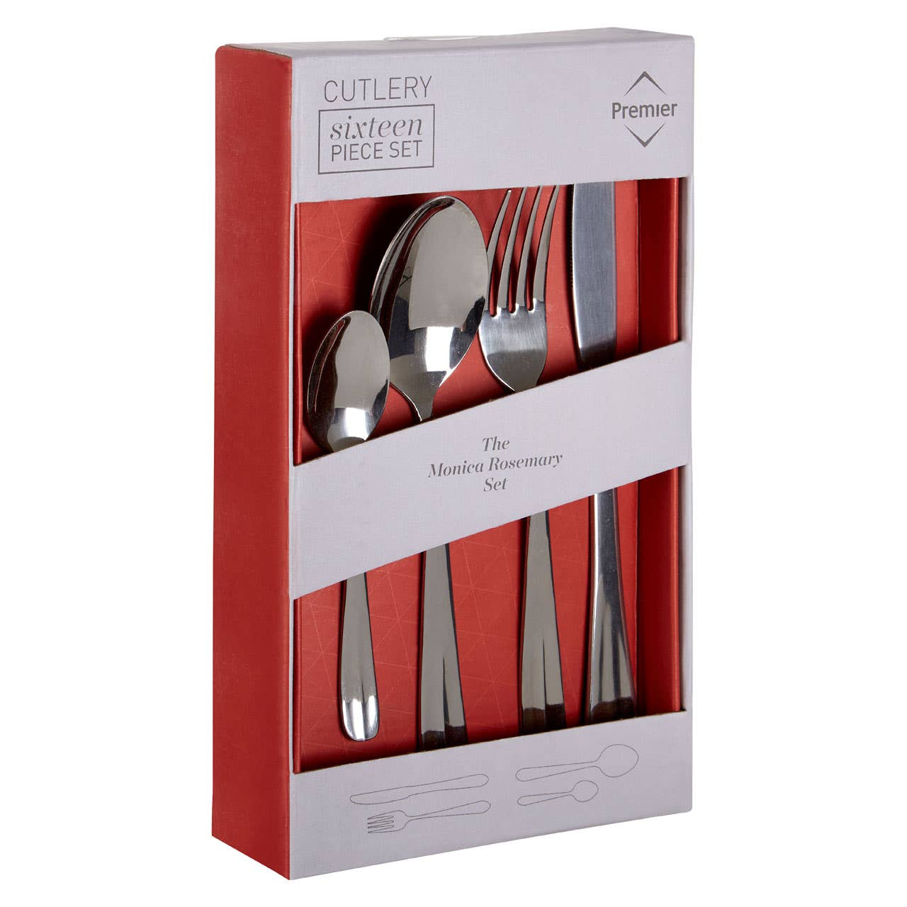 Monica Rosemary 16Pc Cutlery Set