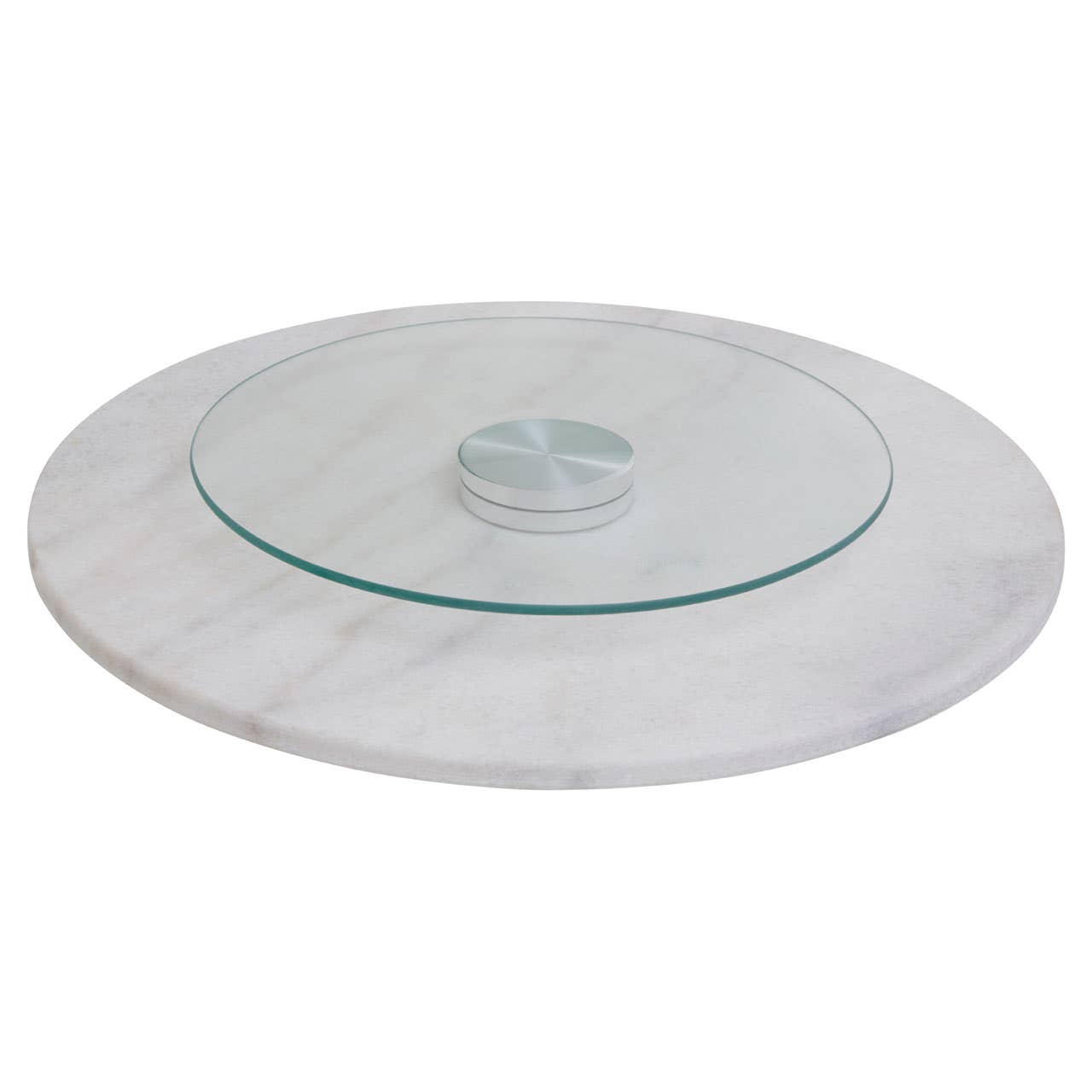 Round Marble Lazy Susan