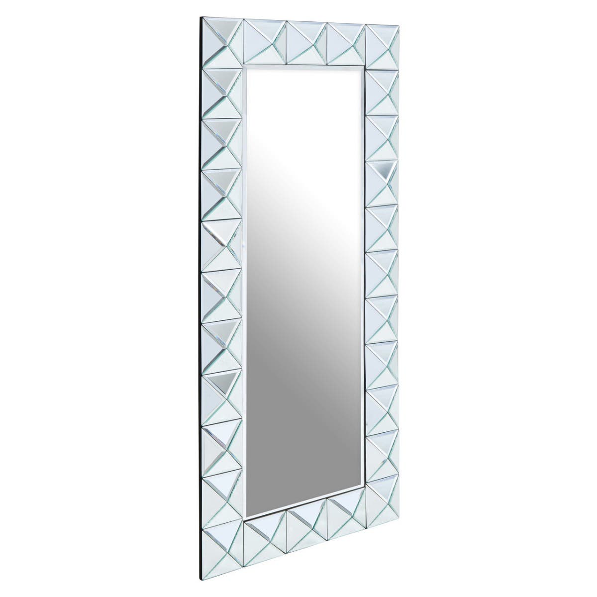 Yula Pyramid Edged Wall Mirror