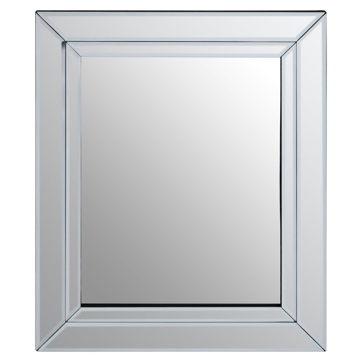 Sana Small Square Bevelled Wall Mirror