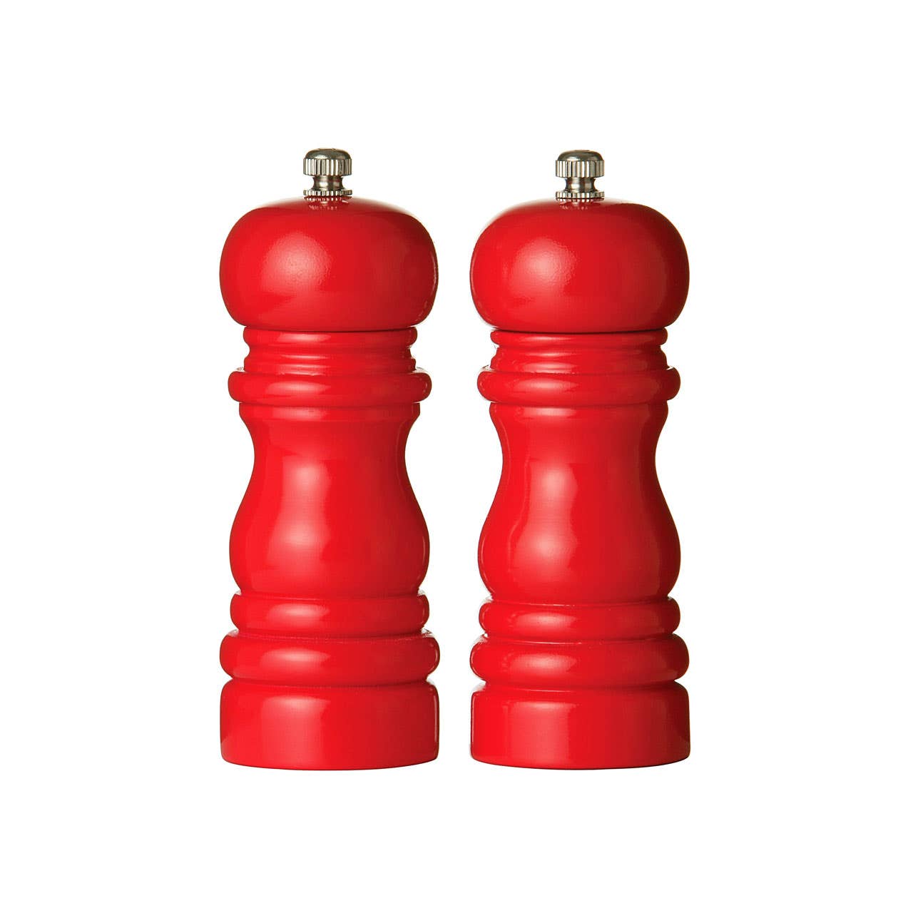 Red High Gloss Salt And Pepper Set