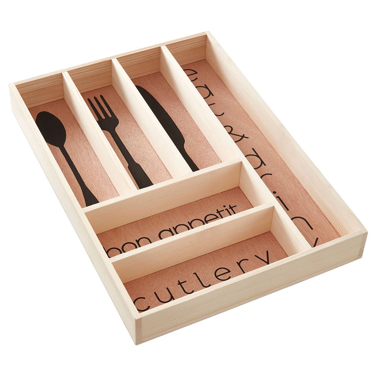 Wooden Modern Design Cutlery Tray