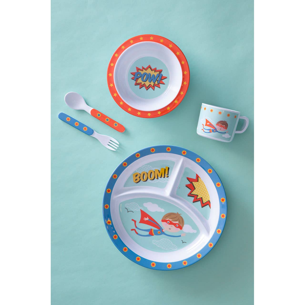 Mimo Kids Super Rupert Dinner Set