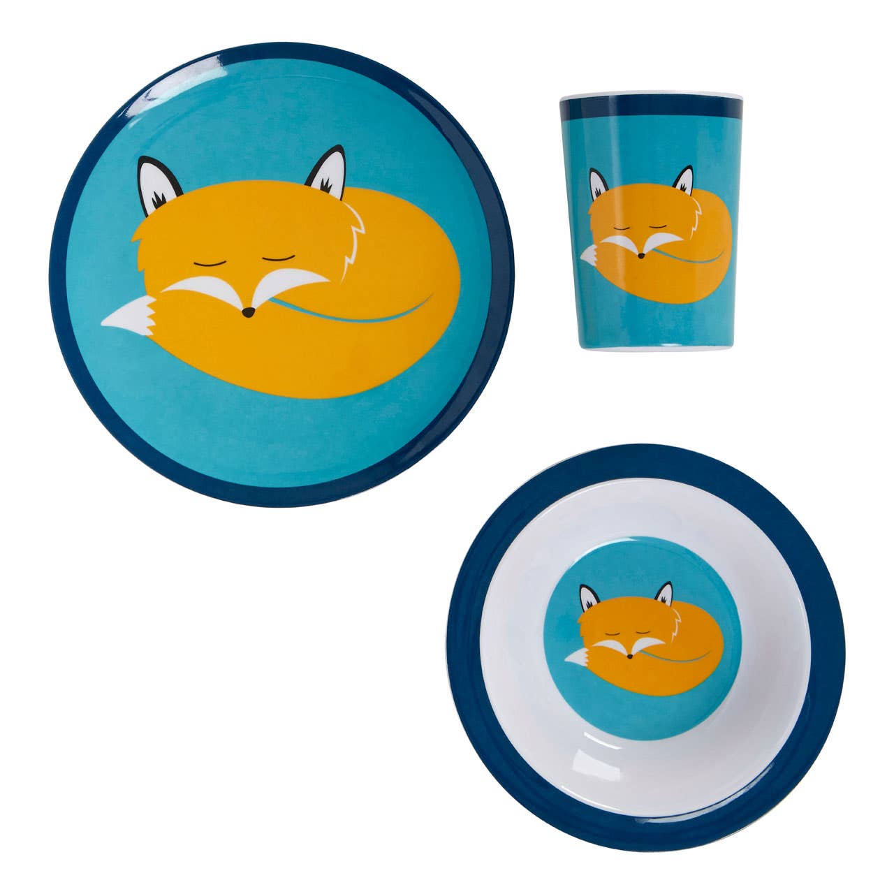 Mimo Kids Felix Fox Dinner Set