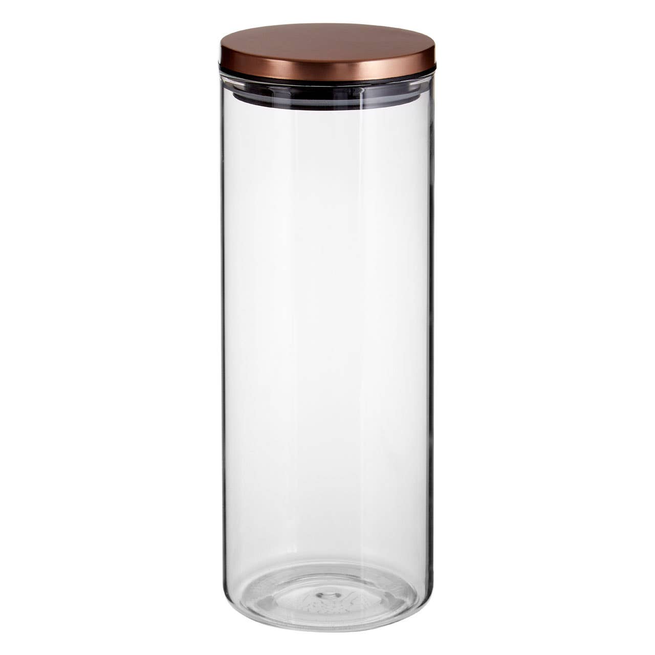 Freska Rose Gold Lid Storage Jar - 1600Ml