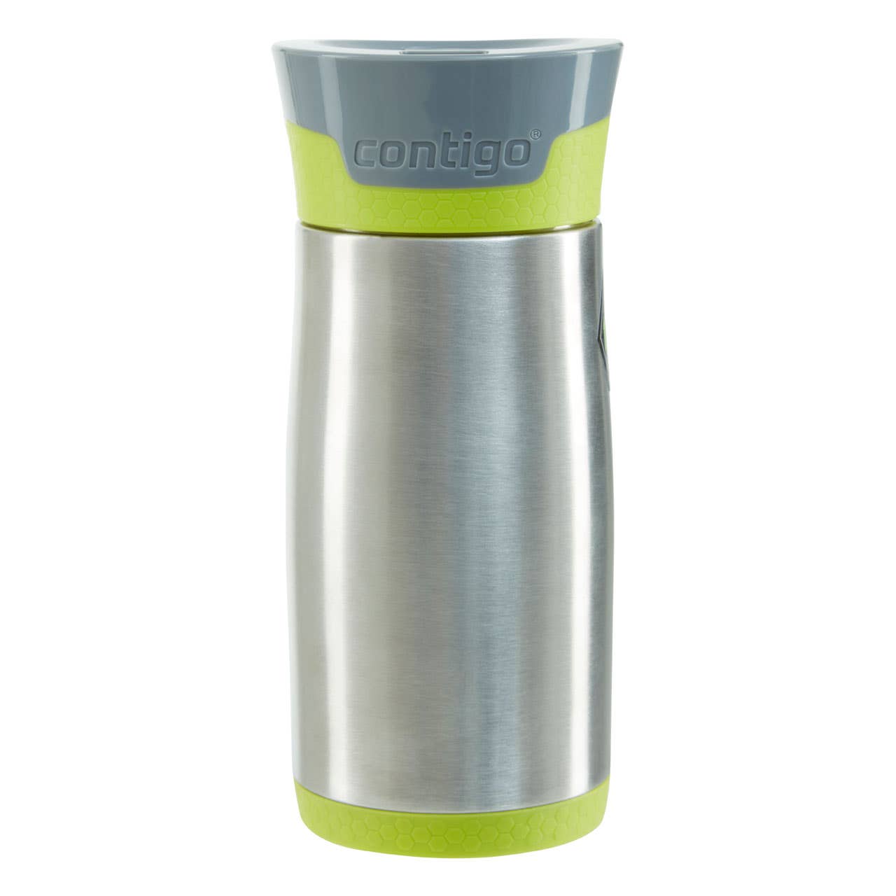 Contigo Aria Grey And Green Autoseal Mug - 300Ml