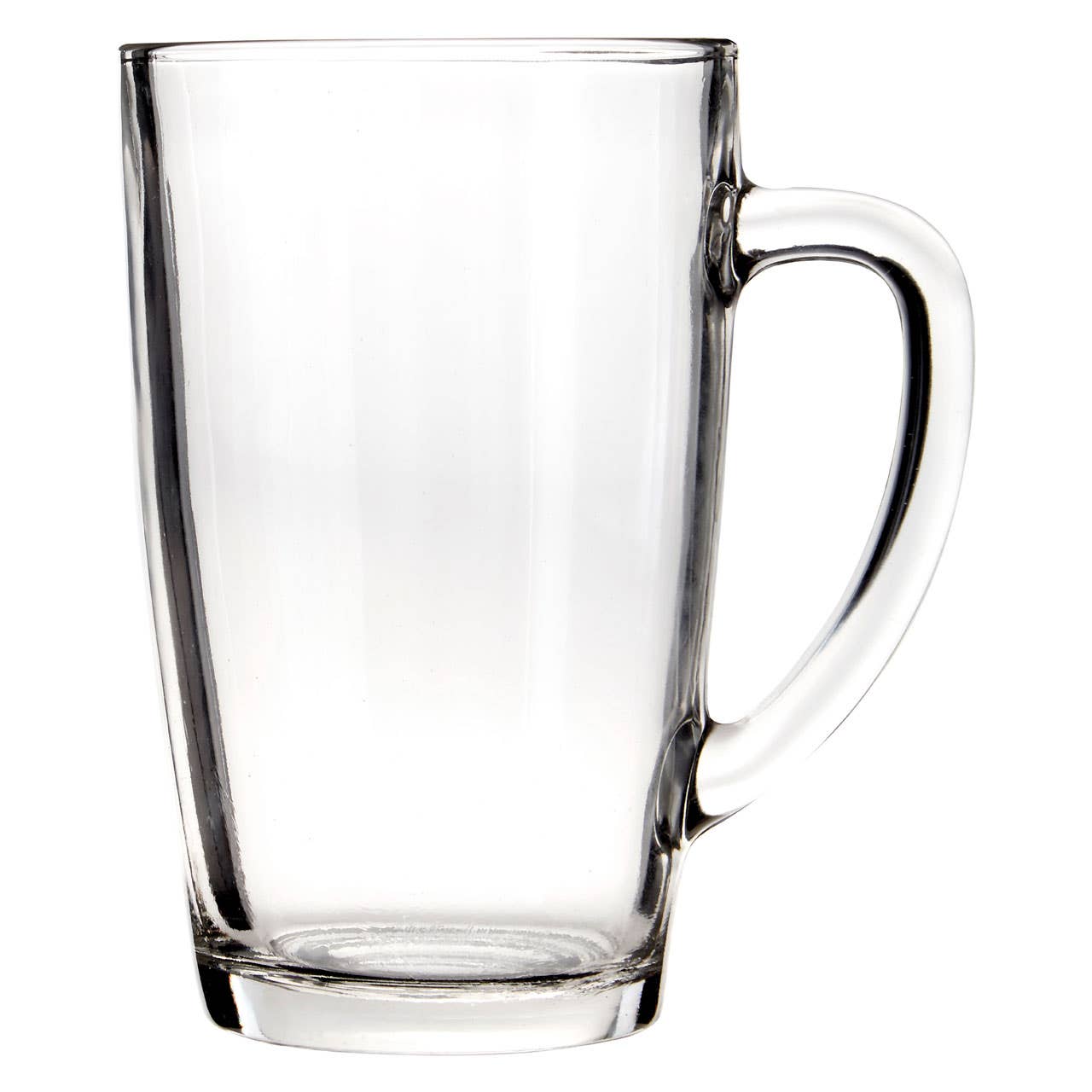 Clear Tall Glass Mugs - Set Of 4