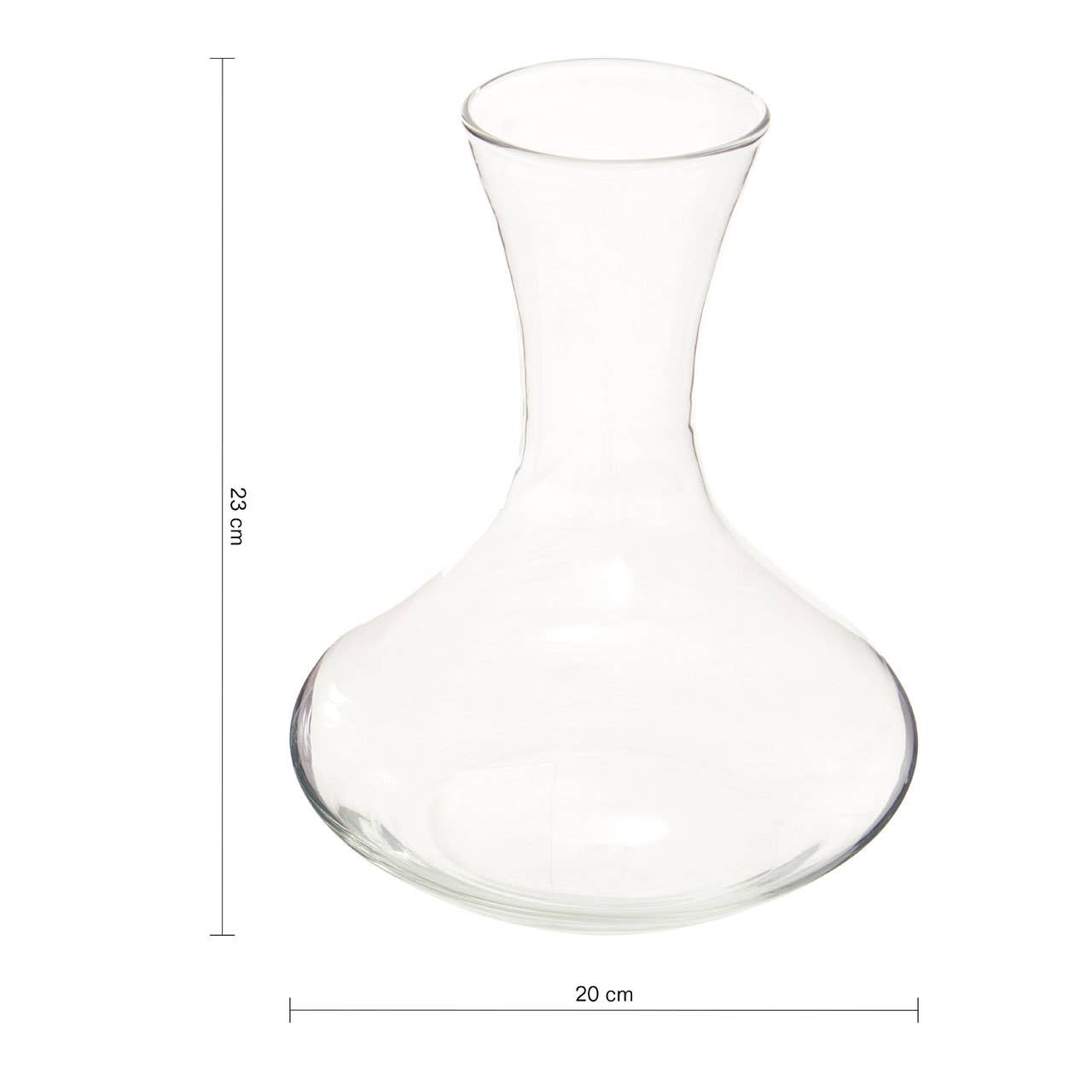 Ambra Clear Glass Decanter