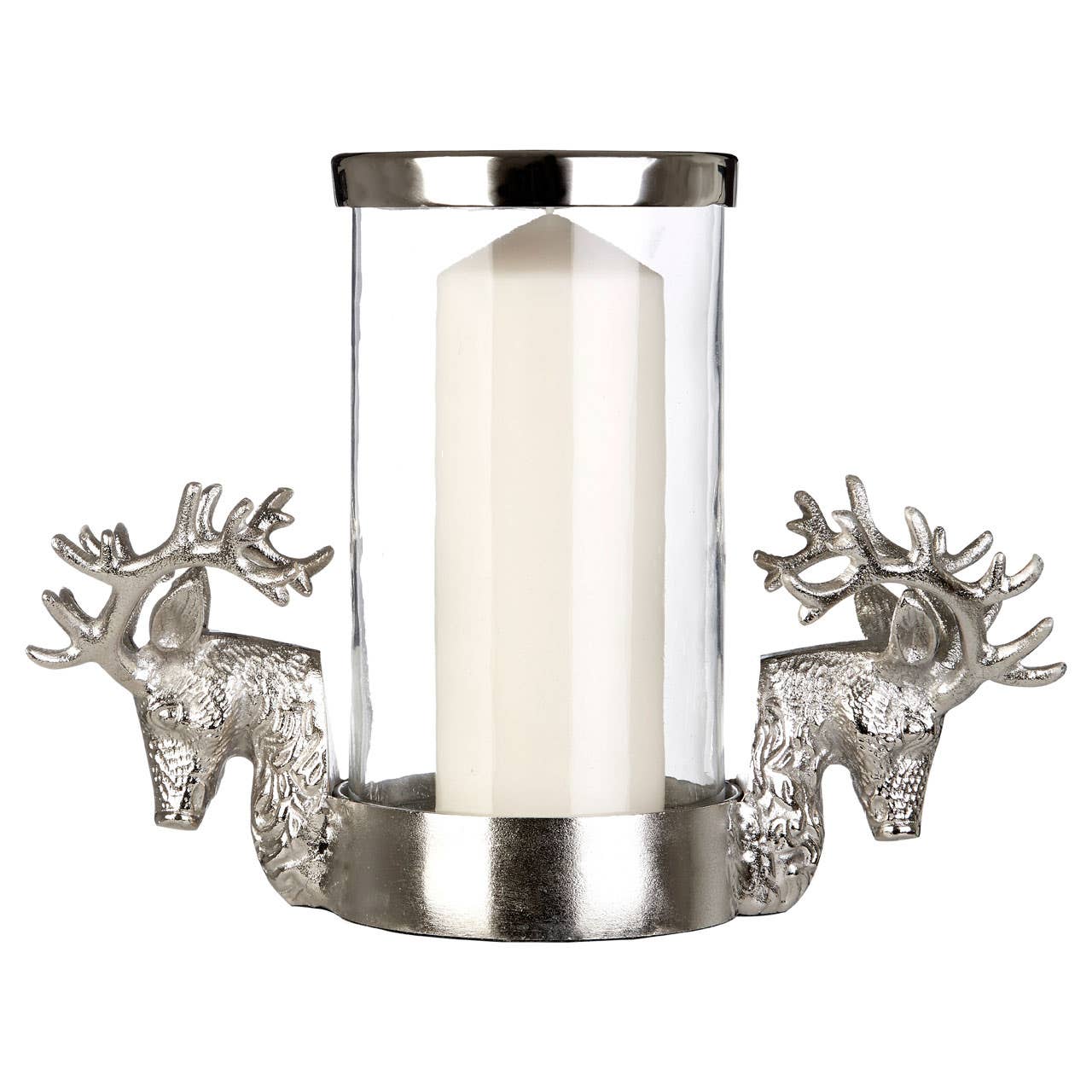 Stag Hurricane Design Candle Holder