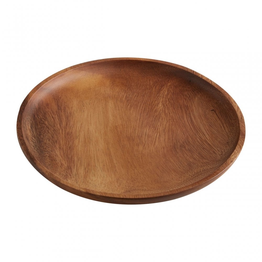 Socorro Plate, Acacia Wood, Natural