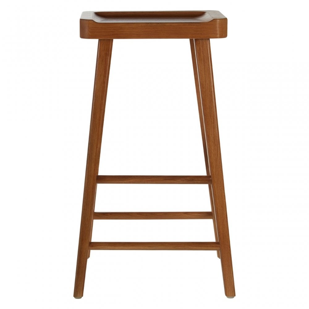 Brisbane Bar Stool, Oak Wood